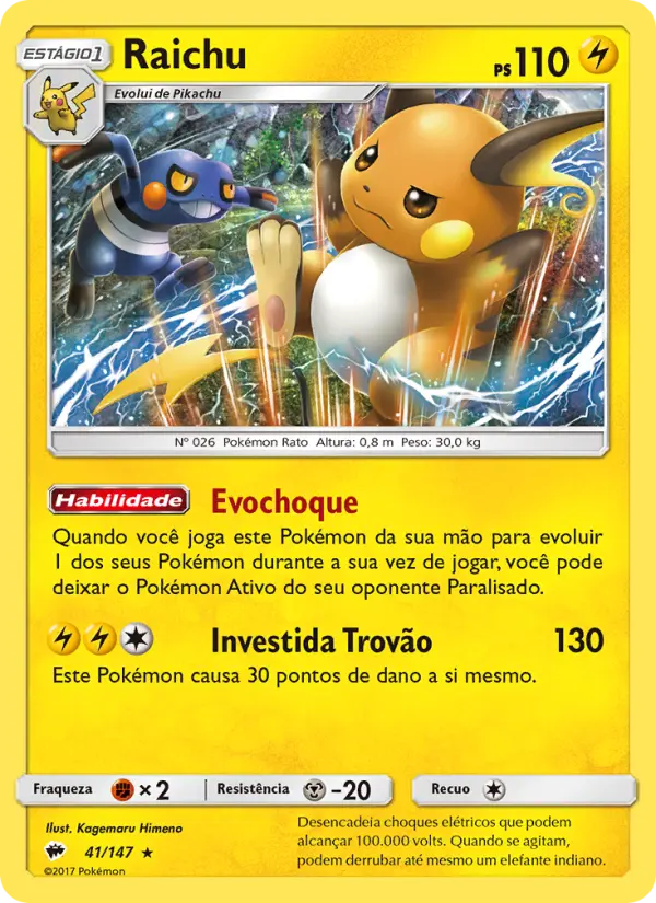Raichu — Sombras Ardentes 41