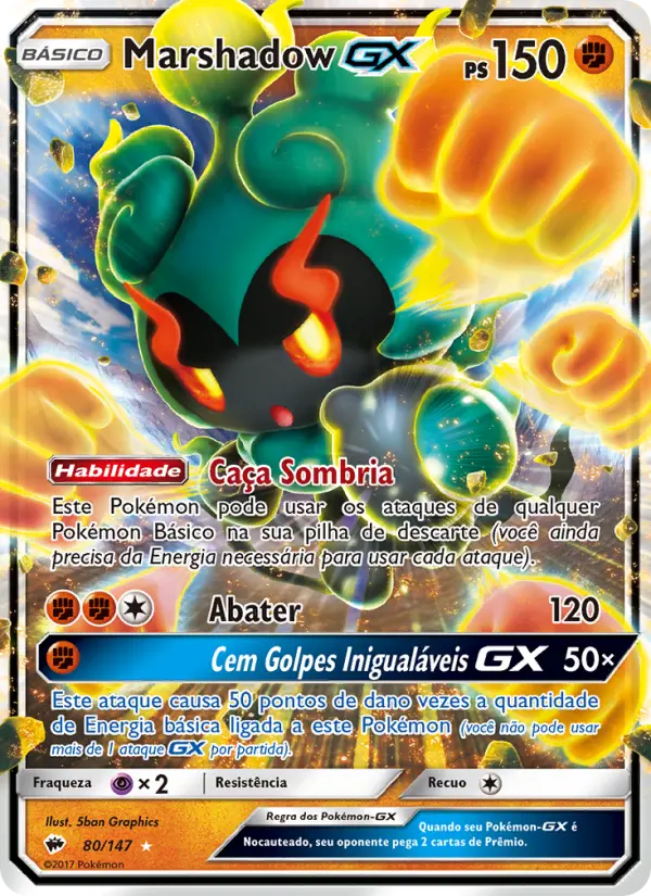 Marshadow GX — Sombras Ardentes 80