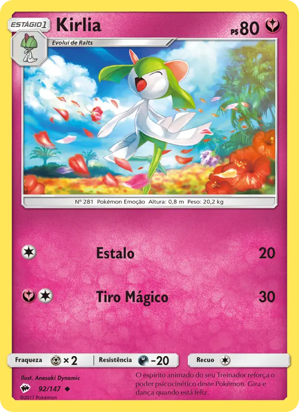 Kirlia — Sombras Ardentes 92
