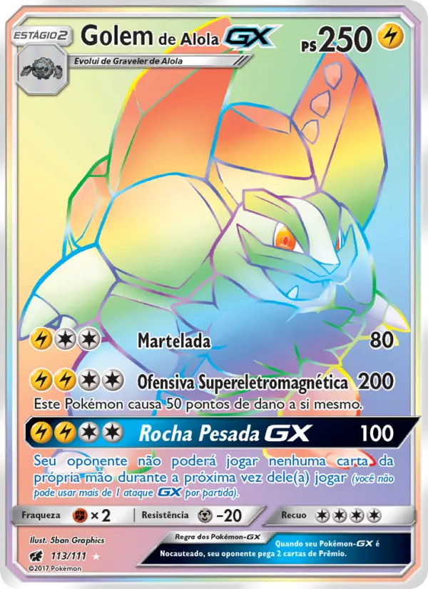 Golem de Alola GX — Invasão Carmim 113