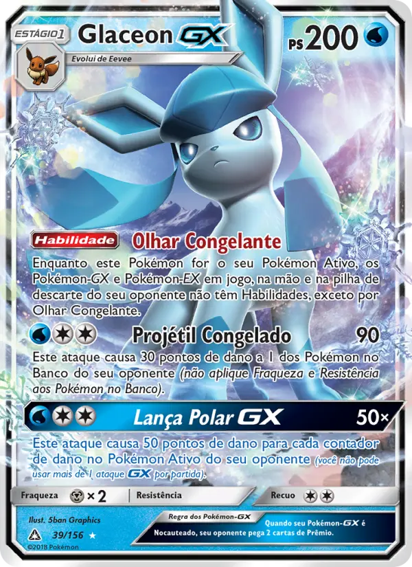 Glaceon GX — Ultra Prisma 39