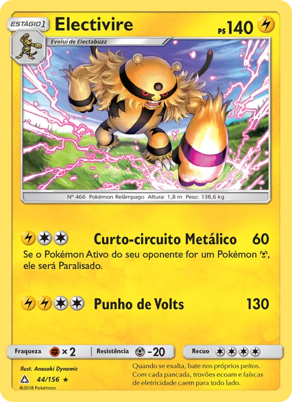 Electivire — Ultra Prisma 44