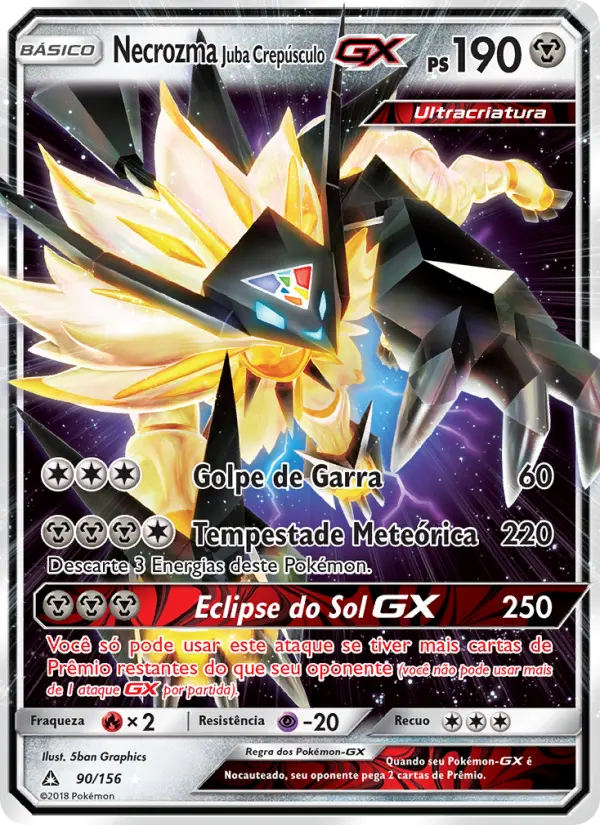 Necrozma Juba Crepúsculo GX — Ultra Prisma 90