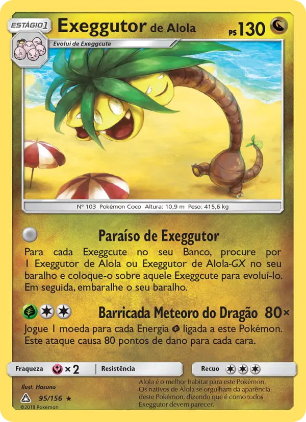 Exeggutor de Alola — Ultra Prisma 95