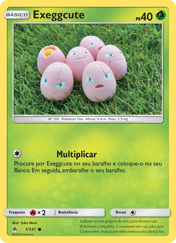 Exeggcute — Luz Proibida 1