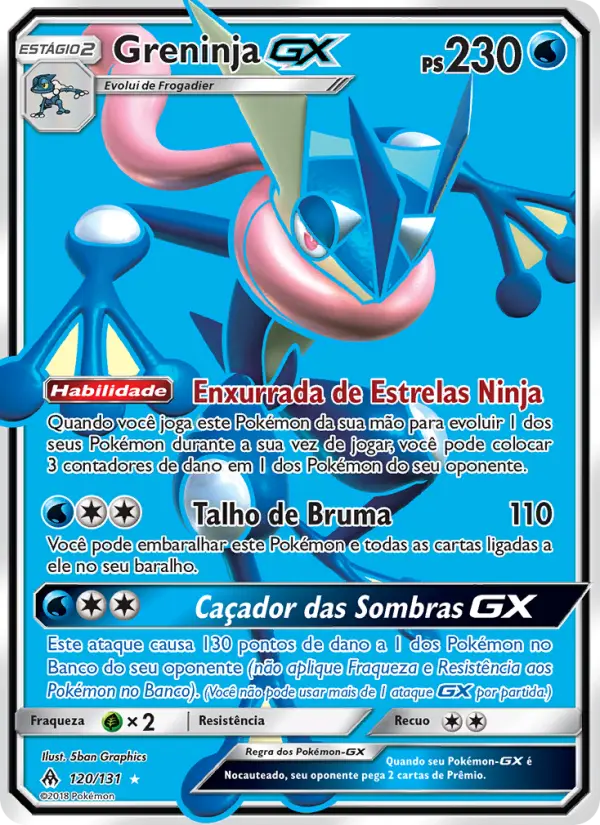 Greninja GX — Luz Proibida 120