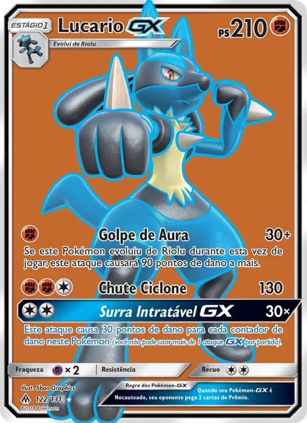 Lucario GX — Luz Proibida 122