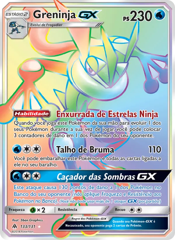 Greninja GX — Luz Proibida 133
