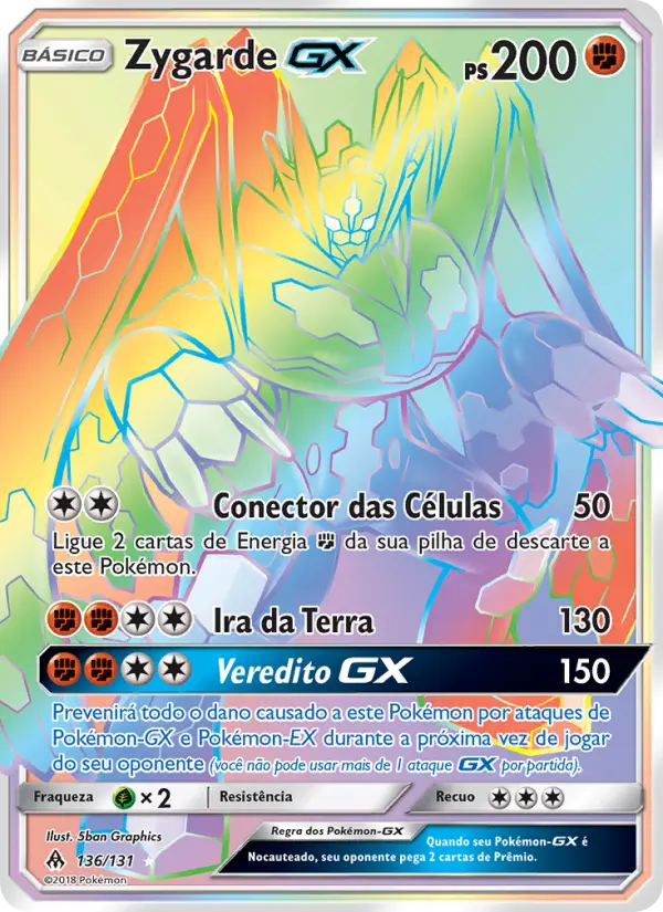 Zygarde GX — Luz Proibida 136