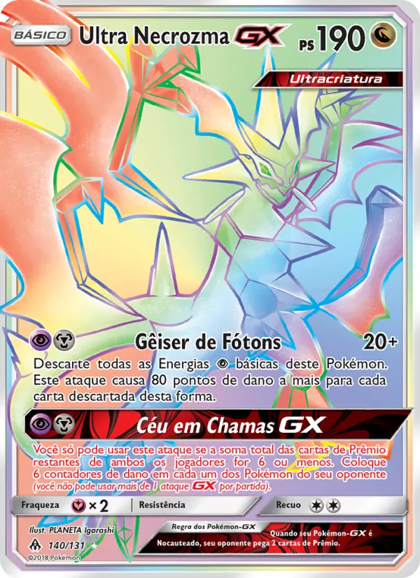 Ultra Necrozma GX — Luz Proibida 140