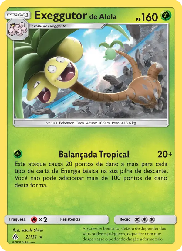 Exeggutor de Alola — Luz Proibida 2