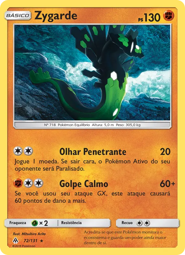 Zygarde — Luz Proibida 72