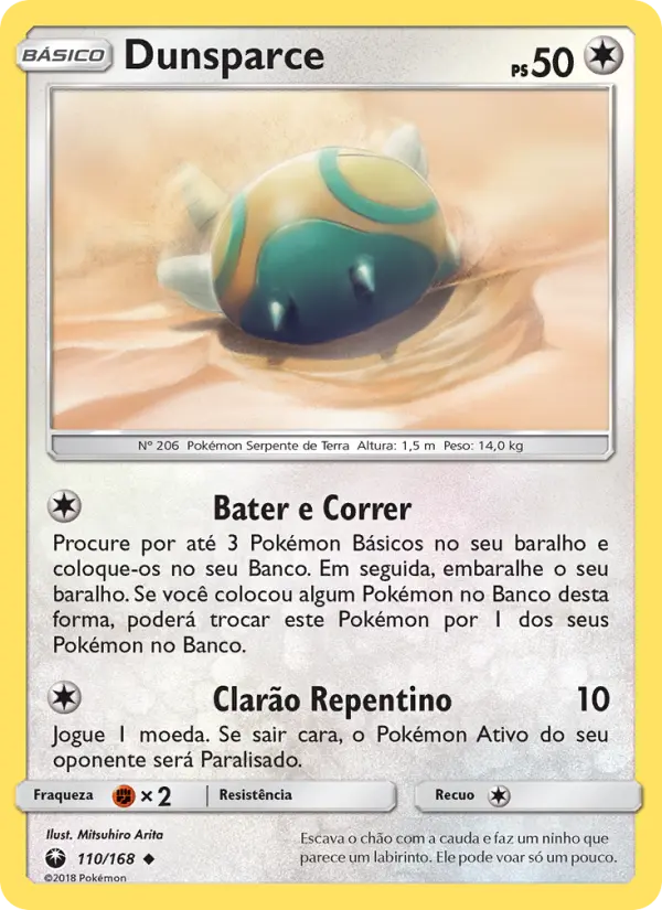 Dunsparce — Tempestade Celestial 110