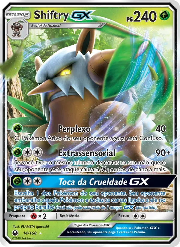 Shiftry GX — Tempestade Celestial 14