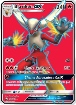 Blaziken GX — Tempestade Celestial 153