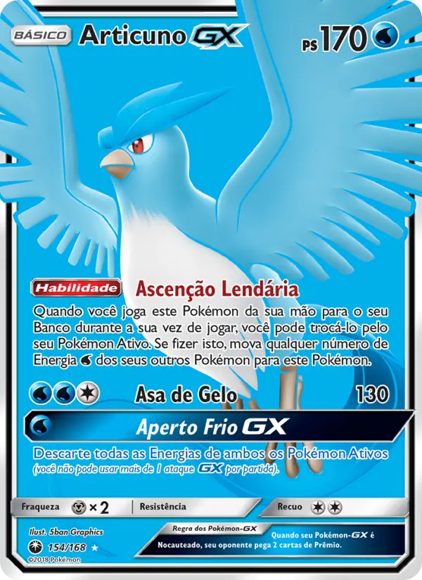 Articuno GX — Tempestade Celestial 154