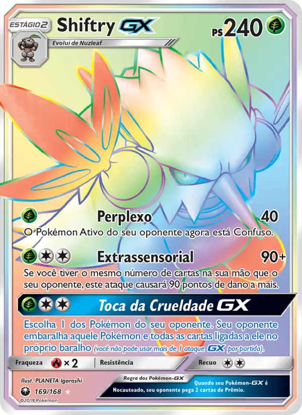 Shiftry GX — Tempestade Celestial 169