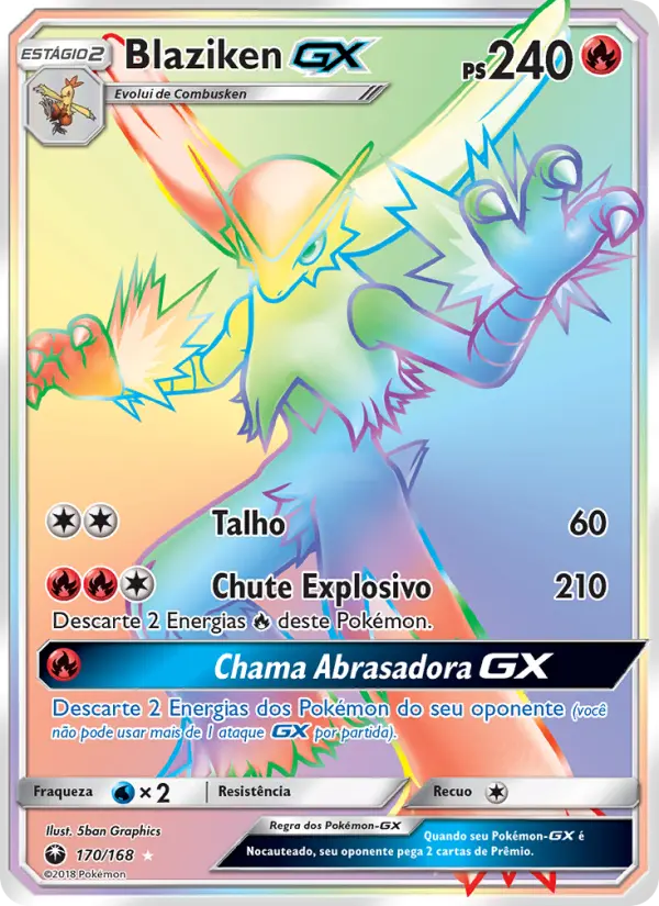 Blaziken GX — Tempestade Celestial 170