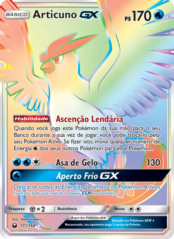 Articuno GX — Tempestade Celestial 171