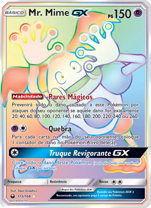 Mr. Mime GX — Tempestade Celestial 173