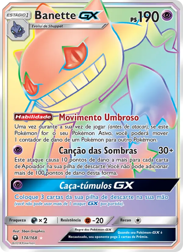 Banette GX — Tempestade Celestial 174