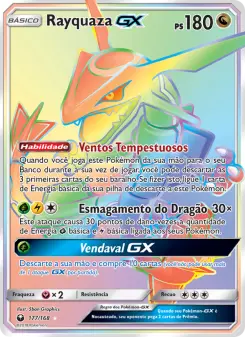 Rayquaza GX — Tempestade Celestial 177
