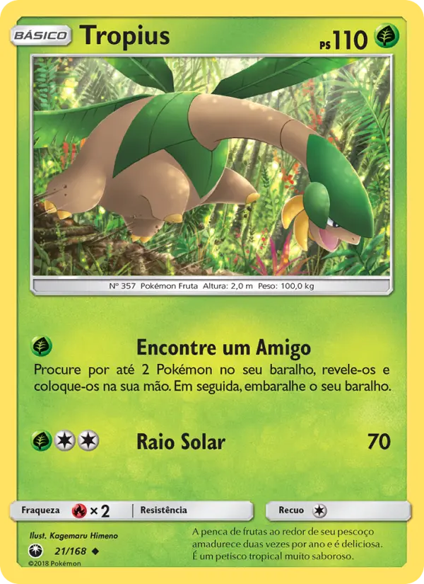 Tropius — Tempestade Celestial 21