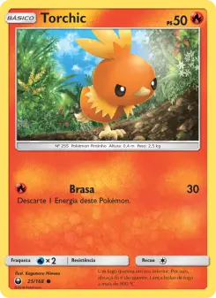 Torchic — Tempestade Celestial 25