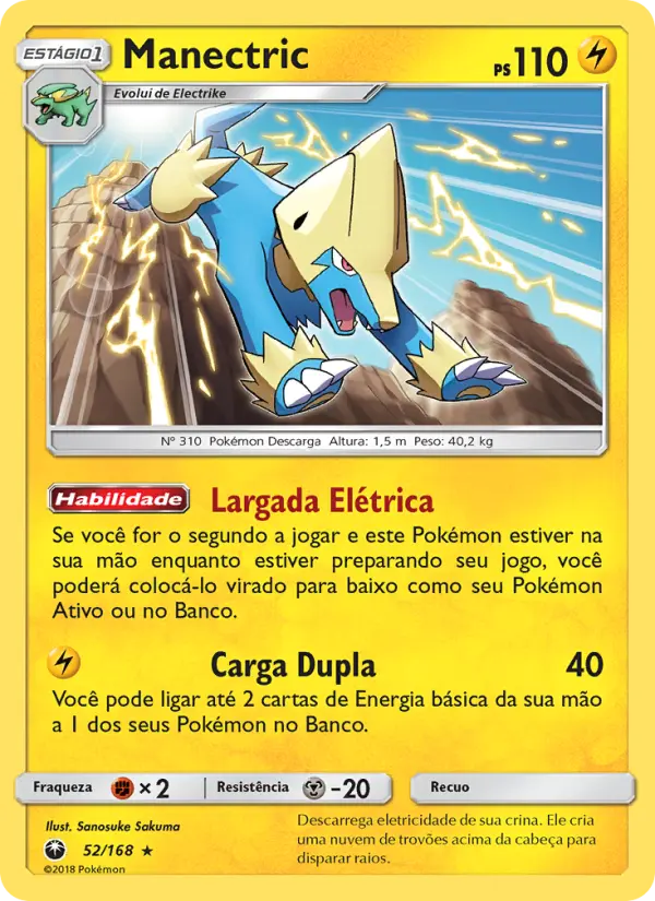 Manectric — Tempestade Celestial 52