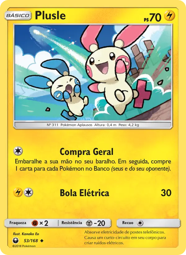 Plusle — Tempestade Celestial 53