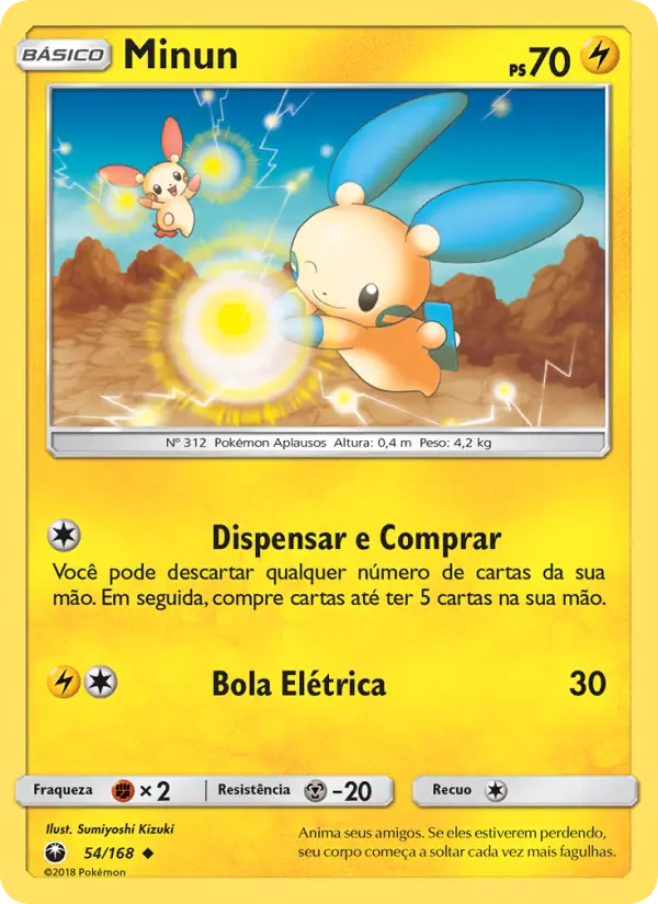 Minun — Tempestade Celestial 54