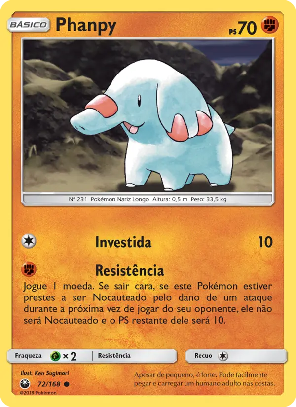 Phanpy — Tempestade Celestial 72