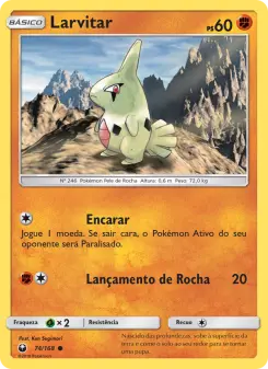 Larvitar — Tempestade Celestial 74
