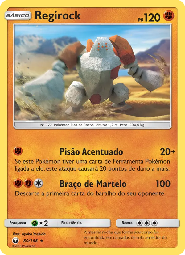 Regirock — Tempestade Celestial 80