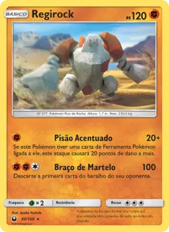 Regirock — Tempestade Celestial 80