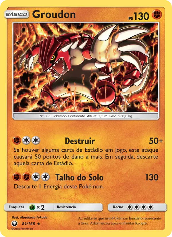 Groudon — Tempestade Celestial 81