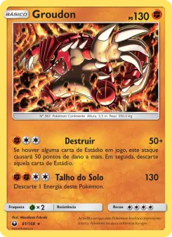 Groudon — Tempestade Celestial 81