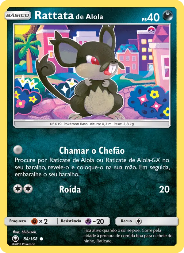 Rattata de Alola — Tempestade Celestial 84