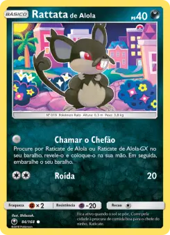 Rattata de Alola — Tempestade Celestial 84