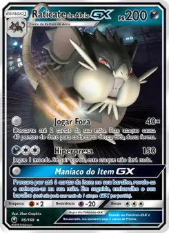 Raticate de Alola GX — Tempestade Celestial 85