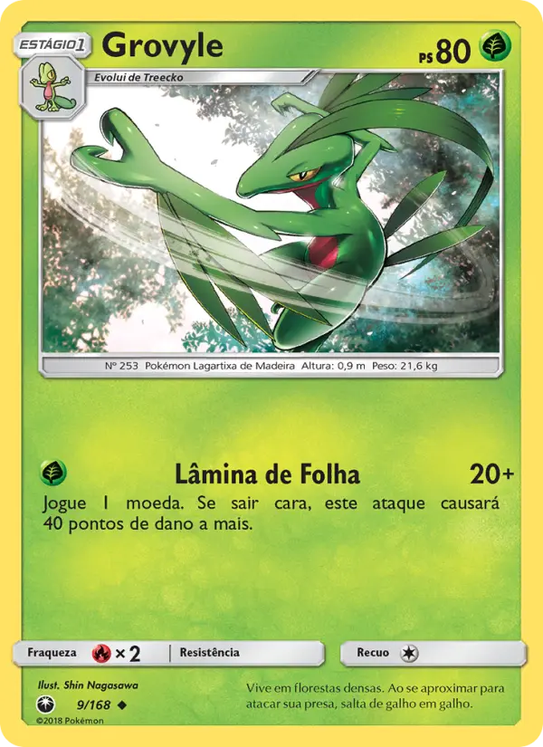 Grovyle — Tempestade Celestial 9