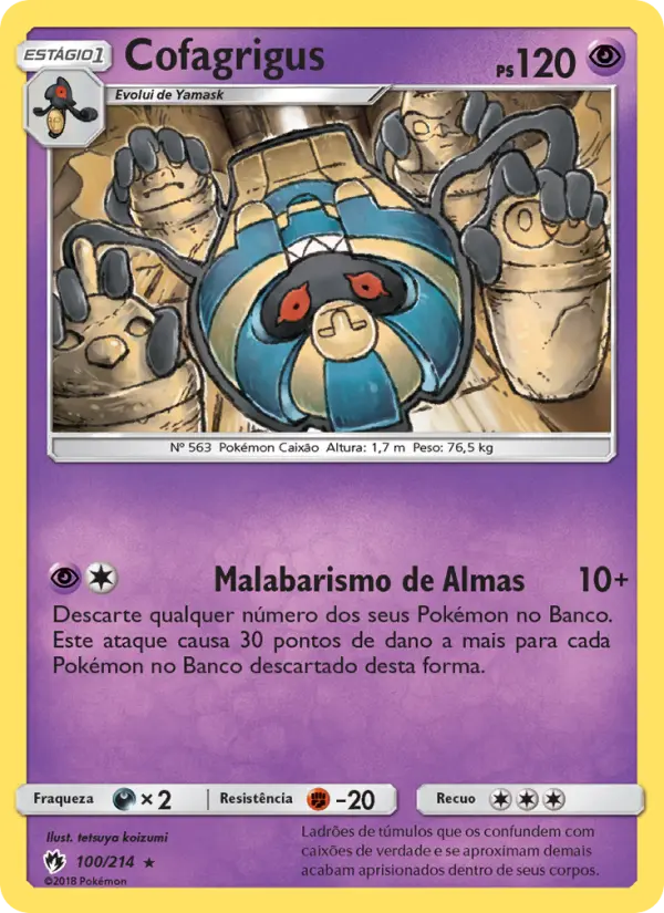 Cofagrigus — Trovões Perdidos 100