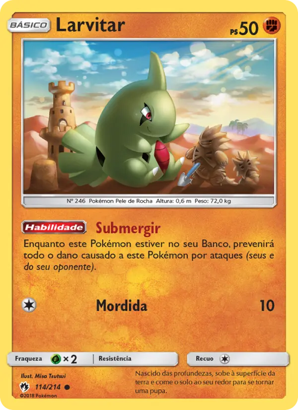 Larvitar — Trovões Perdidos 114