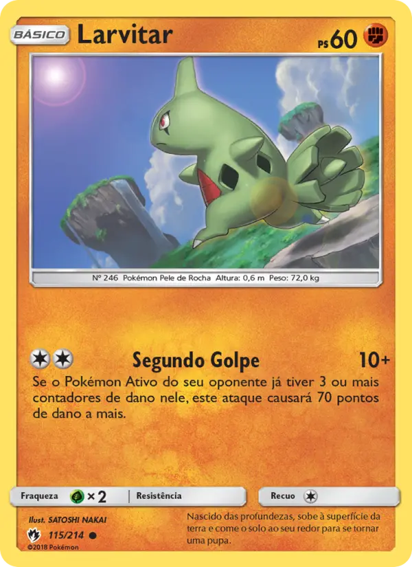Larvitar — Trovões Perdidos 115
