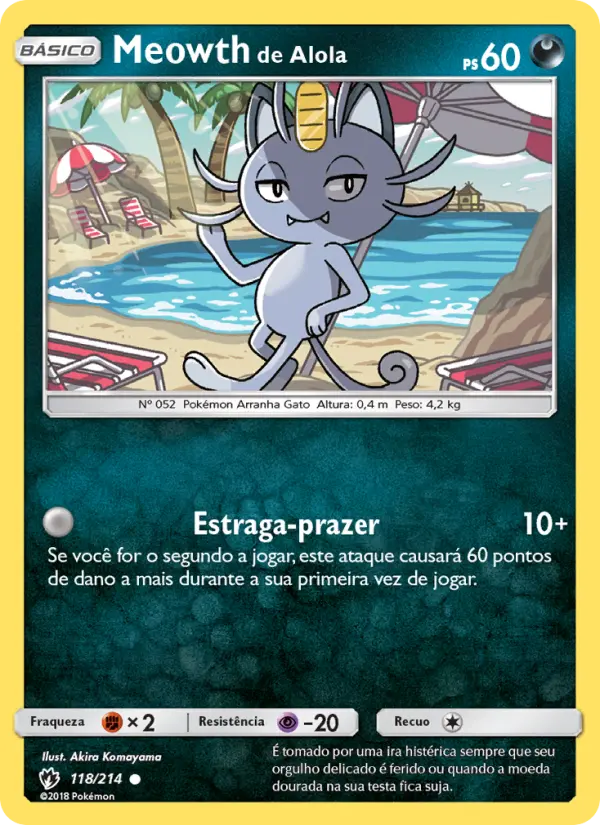 Meowth de Alola — Trovões Perdidos 118