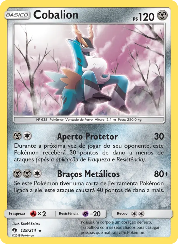 Cobalion — Trovões Perdidos 129