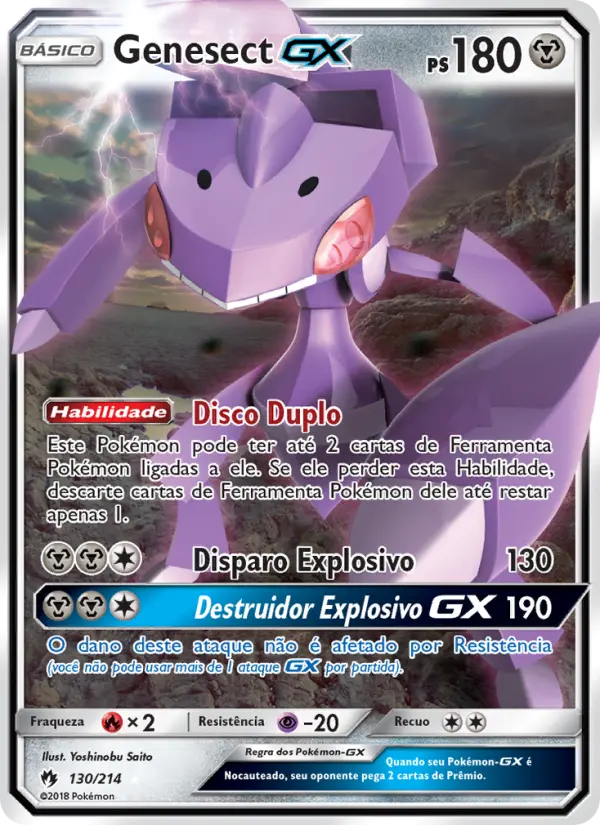 Genesect GX — Trovões Perdidos 130