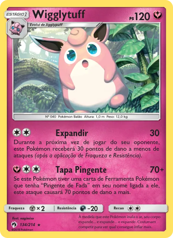Wigglytuff — Trovões Perdidos 134