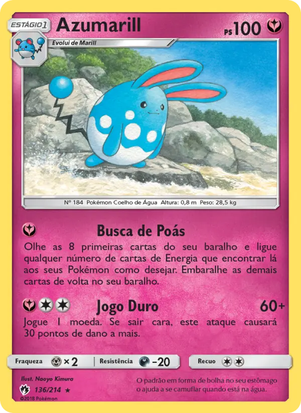 Azumarill — Trovões Perdidos 136