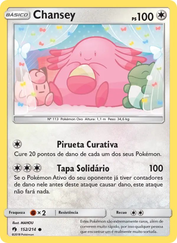 Chansey — Trovões Perdidos 152